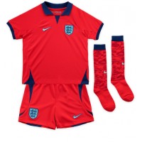 England Declan Rice #4 Bortedraktsett Barn VM 2022 Kortermet (+ Korte bukser)